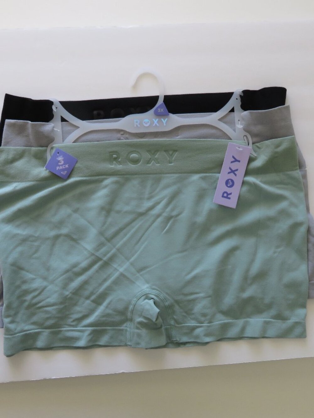 (#125) Roxy 3-pack Soft Women’s Boyshorts underwear panties Size 3X